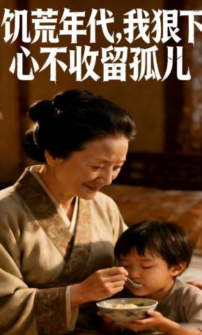 短剧《饥荒年代，我狠下心不收留孤儿》海报