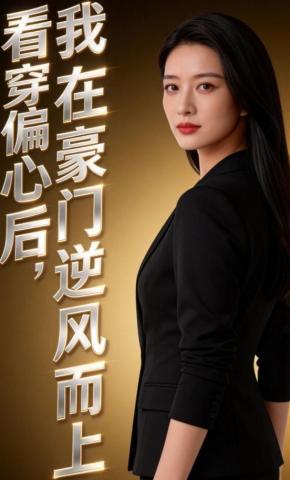 短剧《看穿偏心后，我在豪门逆风而上》海报