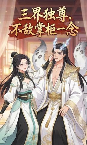 短剧《三界独尊不敌掌柜一念》海报