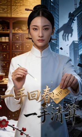 短剧《一手回春，一手清算》海报