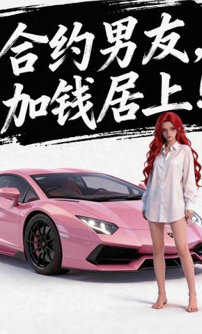 短剧《合约男友，加钱居上！》海报