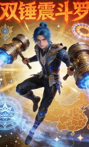 短剧《双锤震斗罗》海报