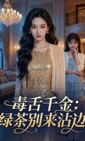 短剧《毒舌千金：绿茶别来沾边》海报