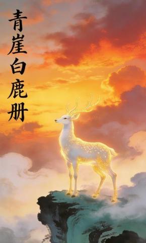 短剧《青崖白鹿册》海报