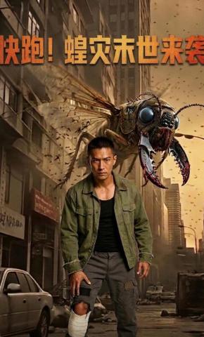 短剧《快跑！蝗灾末世来袭》海报