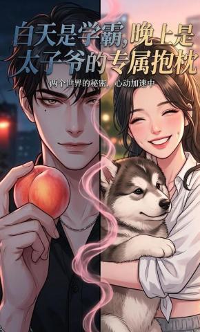 短剧《白天是学霸，晚上是太子爷的专属抱枕》海报