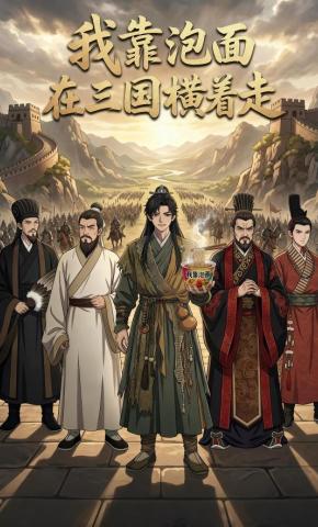 短剧《我靠泡面在三国横着走》海报