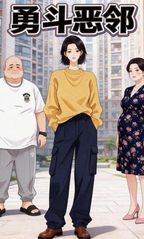 短剧《勇斗恶邻》海报