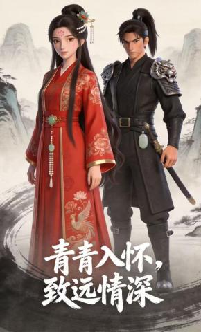 短剧《青青入怀，致远情深》海报