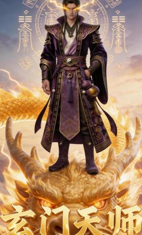 短剧《玄门天师》海报