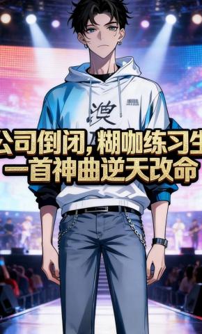 短剧《公司倒闭，糊咖练习生一首神曲逆天改命》海报