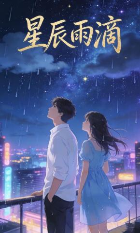 短剧《星辰雨滴》海报