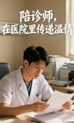 短剧《陪诊师，在医院里传递温情》海报