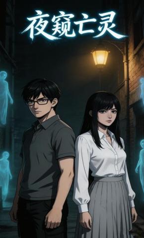 短剧《夜窥亡灵》海报