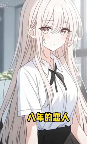 短剧《八年的恋人》海报