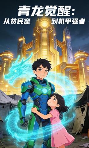 短剧《青龙觉醒：从贫民窟到机甲强者》海报