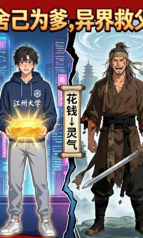 短剧《舍己为爹，异界救父》海报