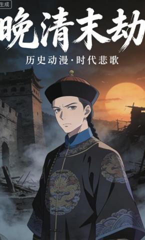 短剧《晚清末劫》海报