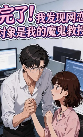 短剧《完了，我发现网恋对象是我的魔鬼教授》海报