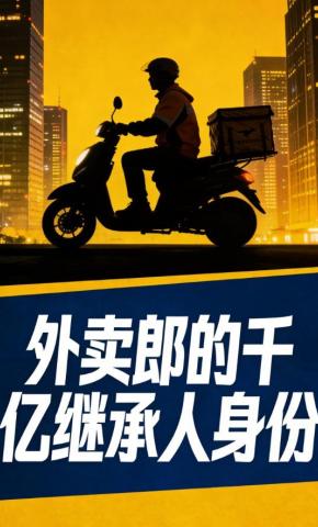 短剧《外卖郎的千亿继承人身份》海报