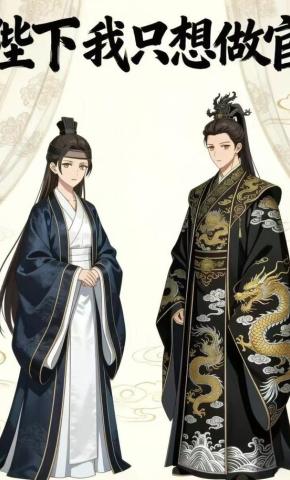 短剧《陛下我只想做官》海报