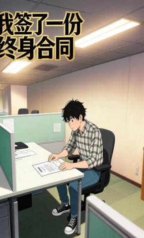短剧《我签了一份终身合同》海报