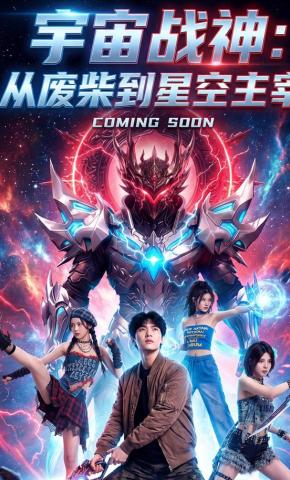 短剧《宇宙战神：从废柴到星空主宰》海报