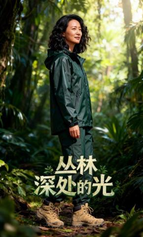 短剧《丛林深处的光》海报