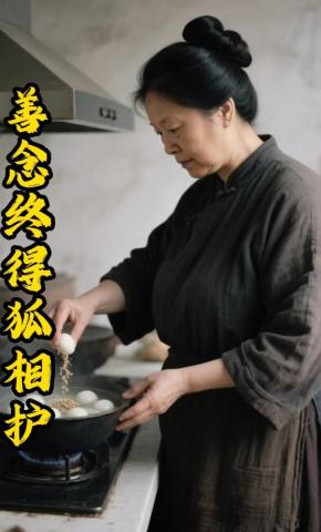 短剧《善念终得狐相护》海报