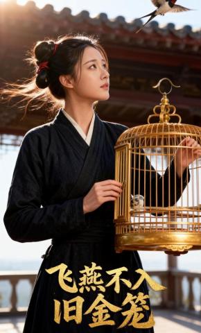 短剧《飞燕不入旧金笼》海报