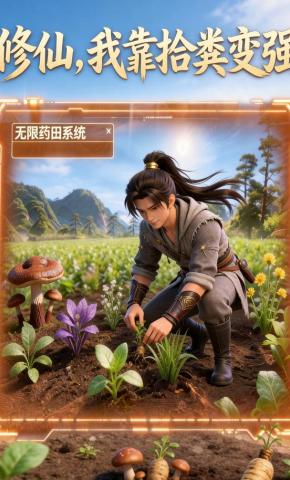 短剧《修仙，我靠拾粪变强》海报