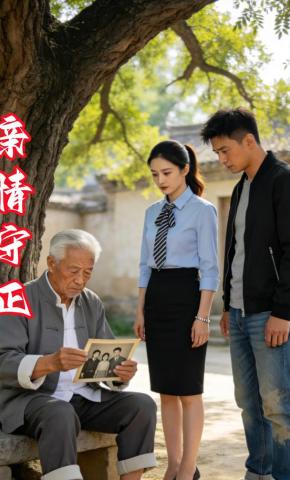 短剧《亲情守正》海报