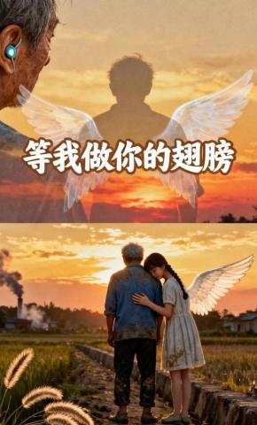 短剧《等我做你的翅膀》海报