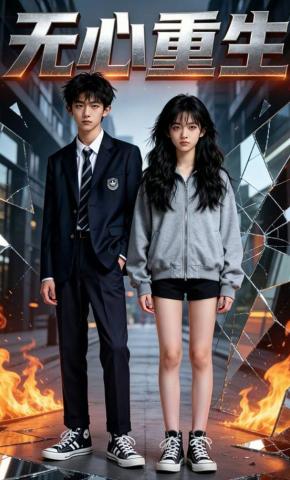 短剧《无心重生》海报
