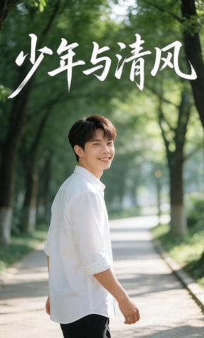 短剧《少年与清风》海报