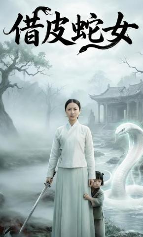 短剧《借皮蛇女》海报