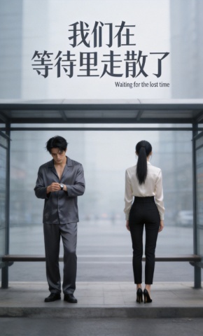 短剧《我们在等待里走散了》海报