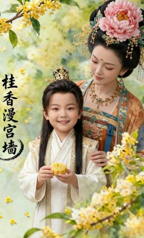 短剧《桂花漫宫墙》海报