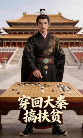 短剧《穿回大秦搞扶贫》海报