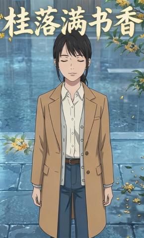 短剧《桂落满书香》海报