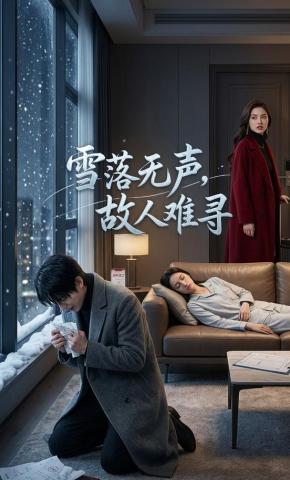 短剧《雪落无声，故人难寻》海报