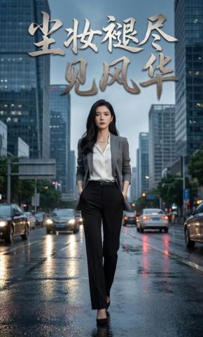 短剧《尘妆褪尽见风华》海报