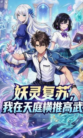 短剧《妖灵复苏，我在天庭横推高武》海报