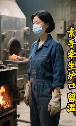 短剧《素手牵生炉口留温》海报