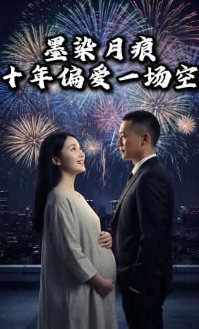 短剧《墨染月痕：十年偏爱一场空》海报