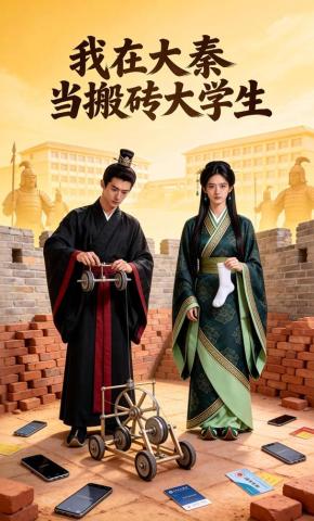 短剧《我在大秦当搬砖大学生》海报