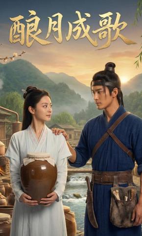短剧《酿月成歌》海报