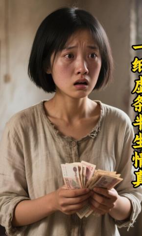 短剧《一纸虚条半生情真》海报