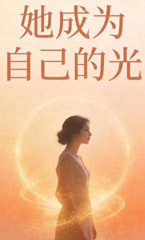 短剧《她成为自己的光》海报