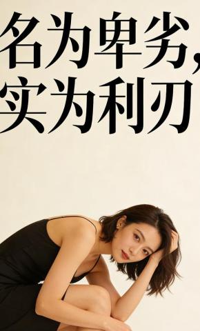 短剧《名为卑劣，实为利刃》海报